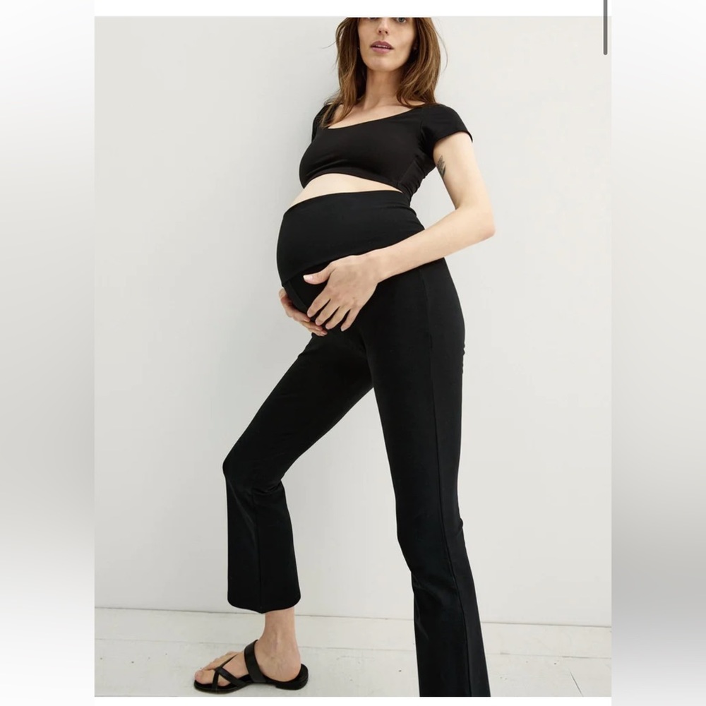 HATCH The Ultimate Before, During & After Crop Flare Legging
